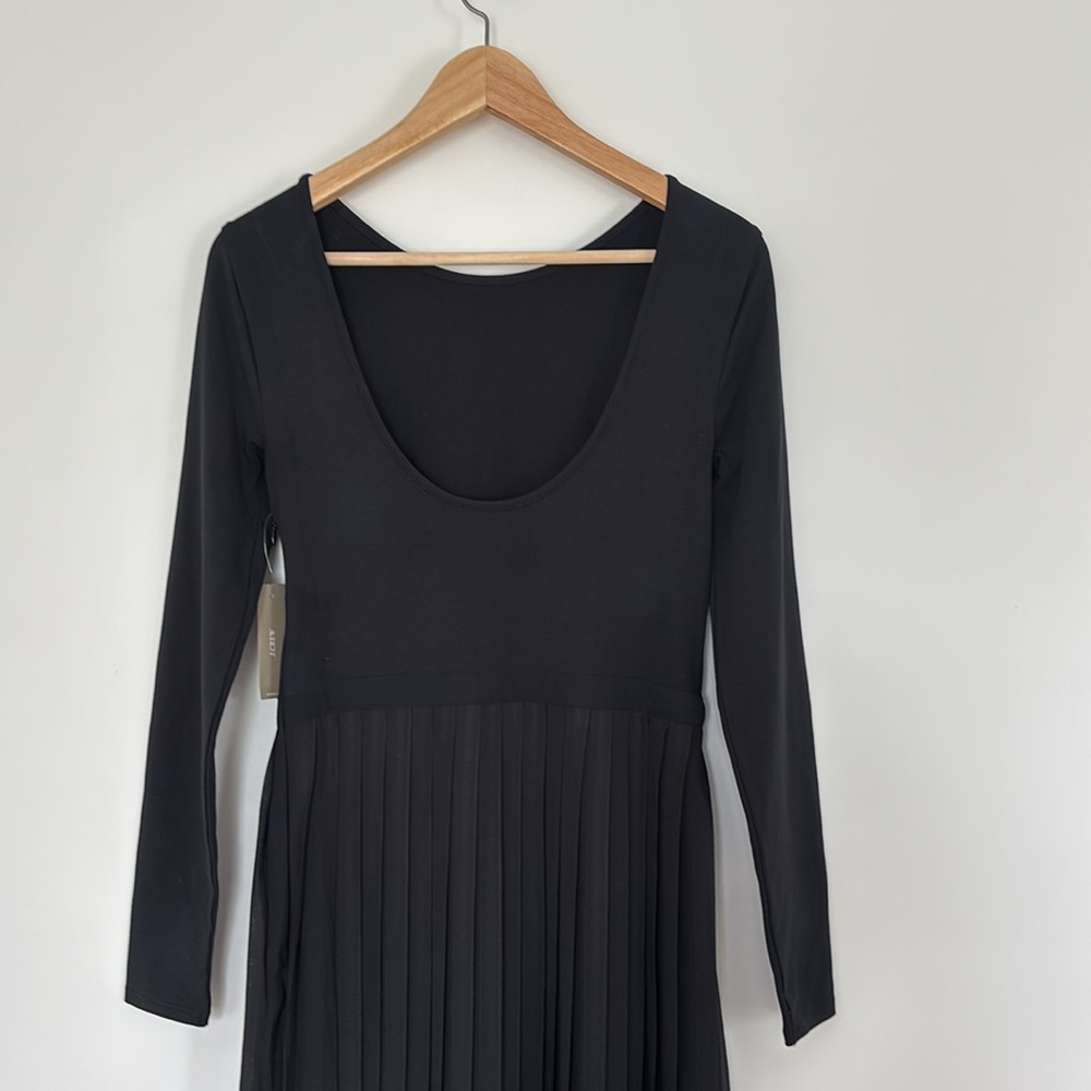 NWT J. Crew Pleated ballet dress stretch cotton scoop open back CF797 plisse - Picture 7 of 10